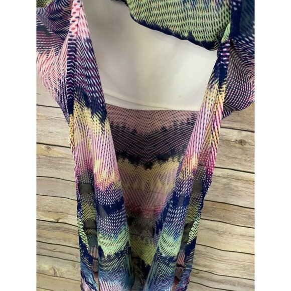 Olive And Oak Womens Large Maxi Skirt Sheer Side - Picture 4 of 11